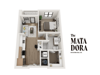1S One Bedroom / One Bath.at The Matadora, Savannah, GA 21995