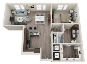 1B One Bedroom / One Bath The Hi-Wire at Preston Ridge, North Carolina