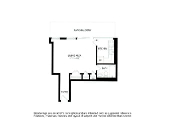 a floor plan of a house