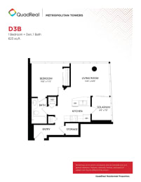 bedroom floor plan an in 2 bed 1 bath