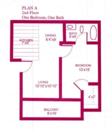 a diagram of a floor plan with a bathroom and a closet