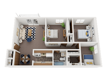  Floor Plan Three Bedroom