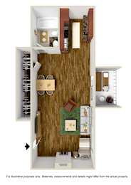 Single Apartment Floor Plan