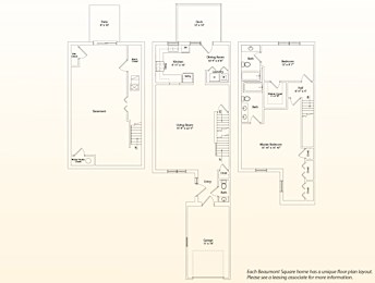 A floor plan of a Beaumont Square home is shown.
