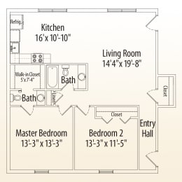  Floor Plan Oak