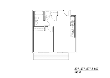 07 Floor Plan at Junction Central, Washington