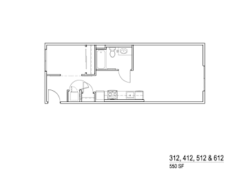 12 Floor Plan at Junction Central, Seattle