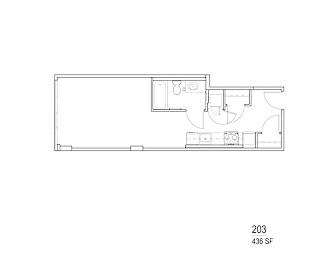 a floor plan of a 475 sq ft roommates roommates