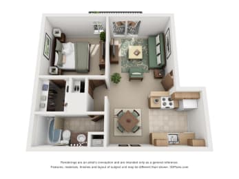 Claremont 1br1ba 650 Cedar