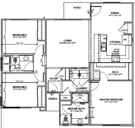 3-bedroom, 2- bath  for rent at Village Greens of Queen Creek in Queen Creek, AZ