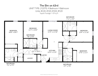 the floor plan of the suite