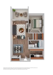 1X1 800 SQFT Los Altos Towers Apartment in Albuquerque New Mexico