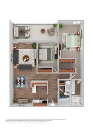 2x2 1800 sqft Los Altos Towers Apartment in Albuquerque New Mexico