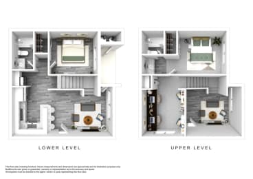 2x2 Floorplan at University West in Flagstaff