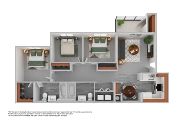 Aspen Ridge 3x2 1,100 sqft