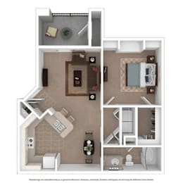 Augusta A2 697 sqft at The Club at Coldwater Springs in Avondale Arizona