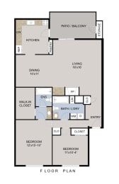 B2 Two Bed Two Bath