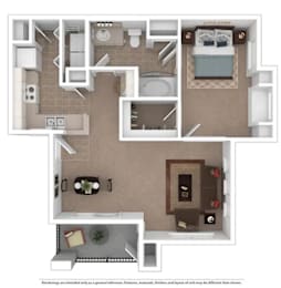 Cherry Hills A4 758 sqft at The Club at Coldwater Springs in Avondale Arizona