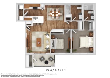 Four Hills in Las Cruces New Mexico 2x2 floorplan