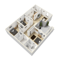 Three Bedroom Two Bath