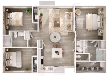 Three Bedroom Two Bathroom at Casitas Catalina in Oro Valley Arizona