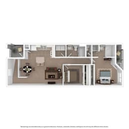 Westchester B2 1010 sqft at The Club at Coldwater Springs in Avondale Arizona