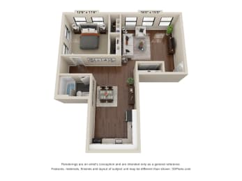 classic 1 bed Cape at Retro 511 Apartments, West Haven, Connecticut
