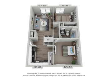 2 bed 1 bath at Springwood Gardens, New Britain, CT