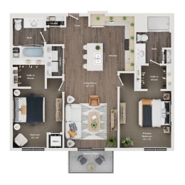 a 2103 sq ft floor plan  1 bedroom 1 bath