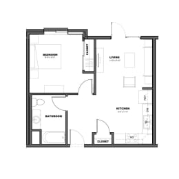 bedroom floor plan  the circulatory