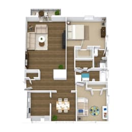 a floor plan of a house