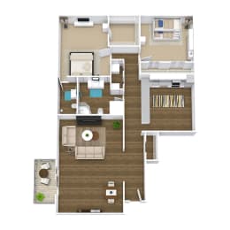 a floor plan of a house