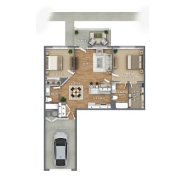  Floor Plan Sanibel - C1