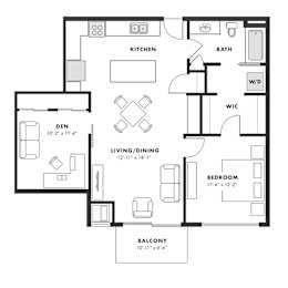 a floor plan of a bedroom floor plan