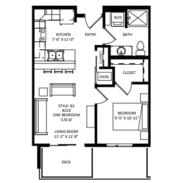 the west edge floor plan a1