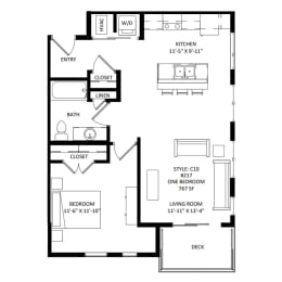 the west edge floor plan a14
