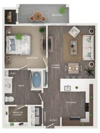 vista colina apartments floor plan unit a1