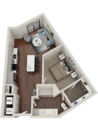 Waterford Bluffs Apartments A10 Floor Plan