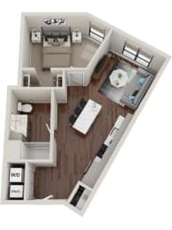 Waterford Bluffs Apartments A7hp Floor Plan