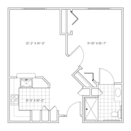 lower level floor plan  apartments the mille brooks building