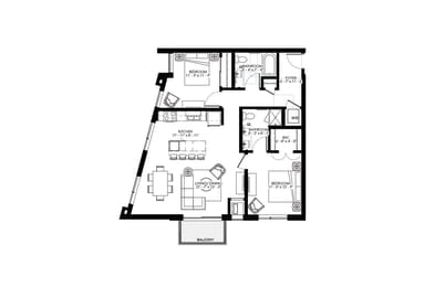 Floor Plan  floor plan of the lower level