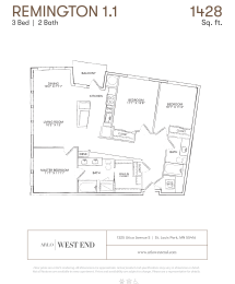 Floor Plan  a floor plan of a unit with a bedroom and a bathroom