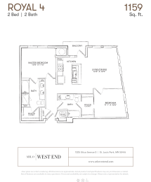 Floor Plan  a floor plan of a bedroom apartment with a bathroom and a closet