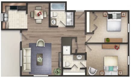Floor Plan  Terrace 31 Apartments Homes in Pelham Alabama
