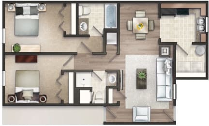 Floor Plan  Terrace 31 Apartments Homes in Pelham Alabama