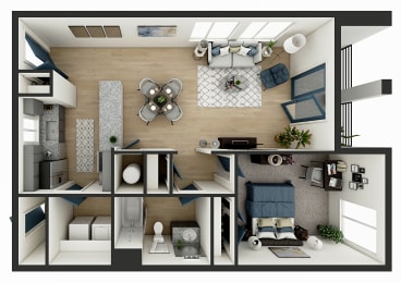 Floor Plan  Avondale Gardens Apartment Homes in Birmingham Alabama