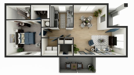 Floor Plan  Avondale Gardens Apartment Homes in Birmingham Alabama