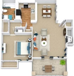 Floor Plan  Avenues of Inverness Apartment Homes Birmingham Alabama