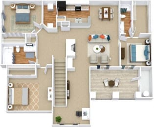 Floor Plan  Avenues of Inverness Apartment Homes Birmingham Alabama