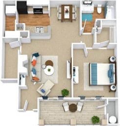 Floor Plan  Avenues of Inverness Apartment Homes Birmingham Alabama